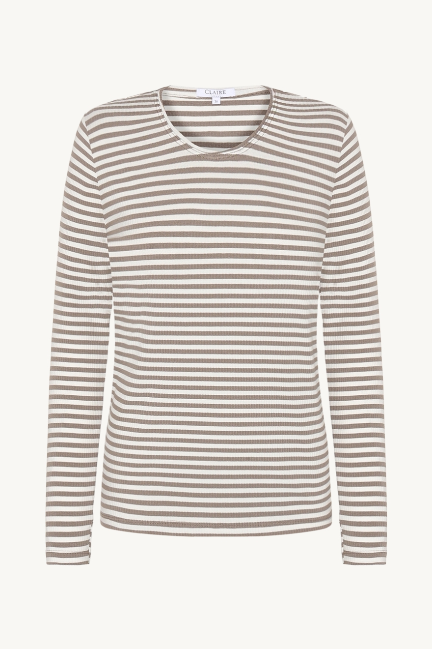 Claire - CWAmy stripe - T-skjorte